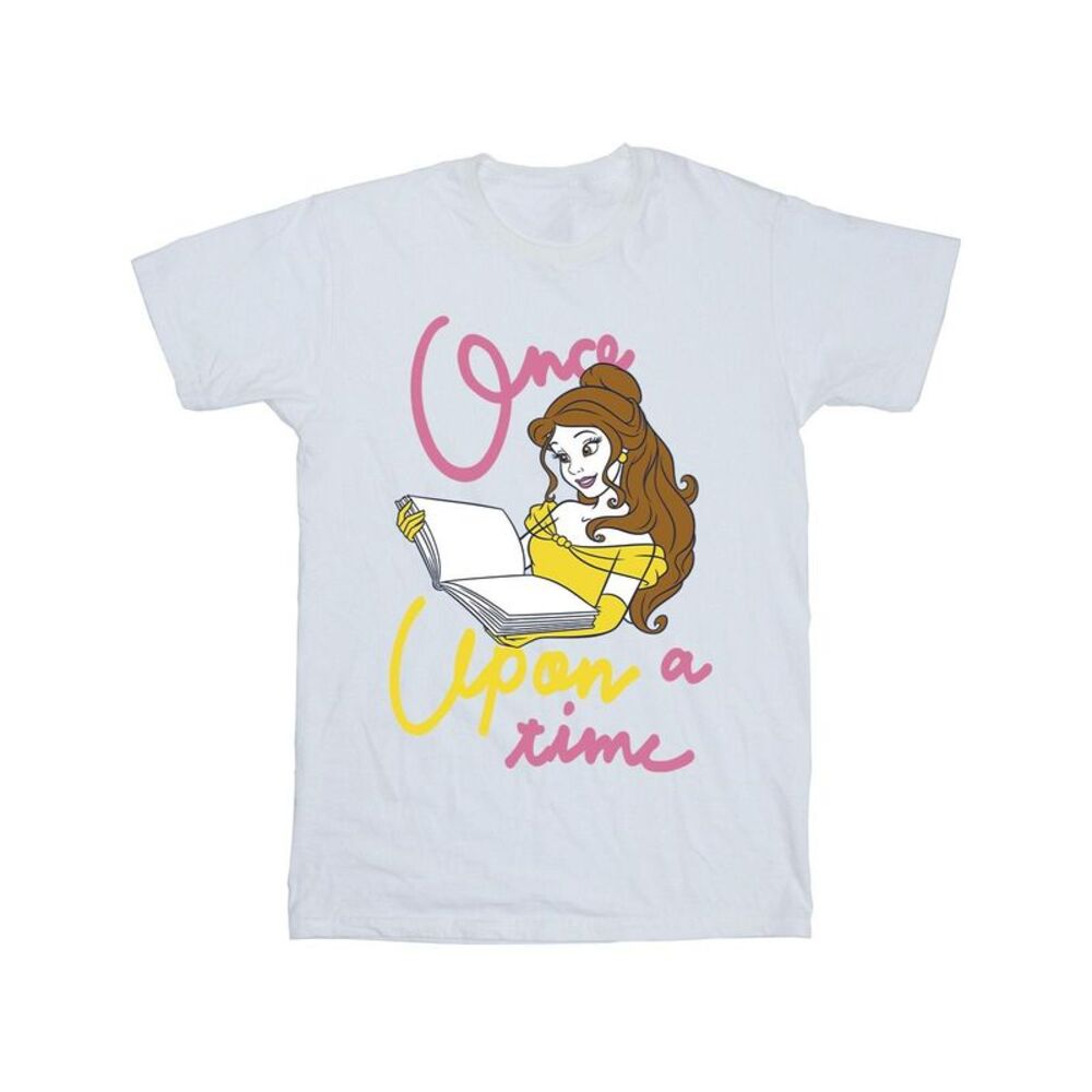 Beauty And The Beast Boys Once Upon A Time Belle T-Shirt / White